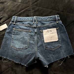 Good American High Waisted Jean Shorts
